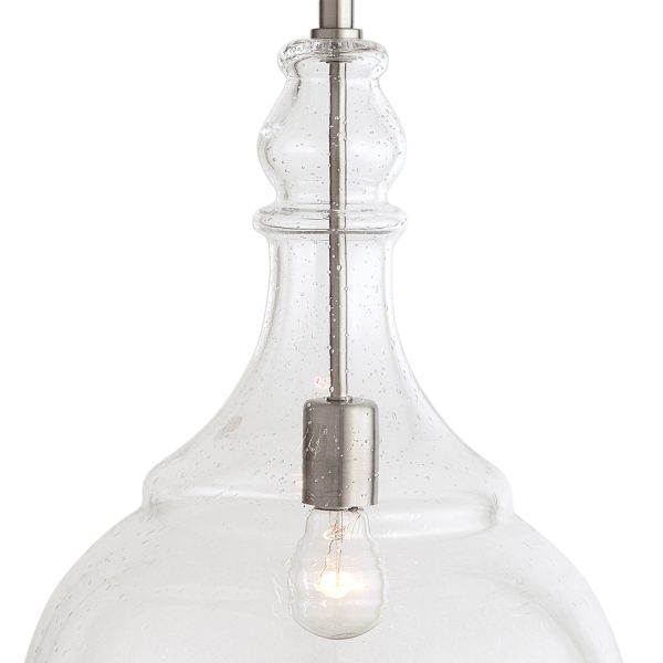 Ilona 1 Light Seeded Glass Teardrop Pendant Hot on Sale