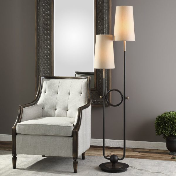 Riano 2 Arm   2 Light Floor Lamp on Sale