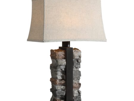 Kodiak Stacked Stone Lamp on Sale