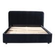 Samara Queen Bed Blue Velvet Sale