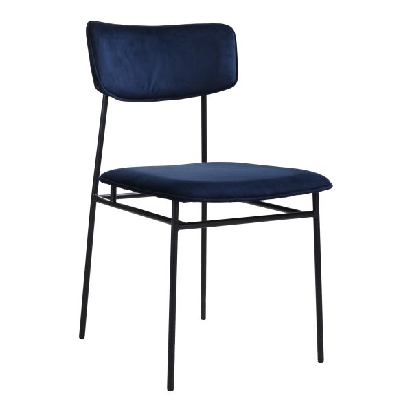 Sailor Dining Chair Blue-Set Of Two Hot on Sale