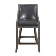 Elowen Leather Counter Stool Hot on Sale