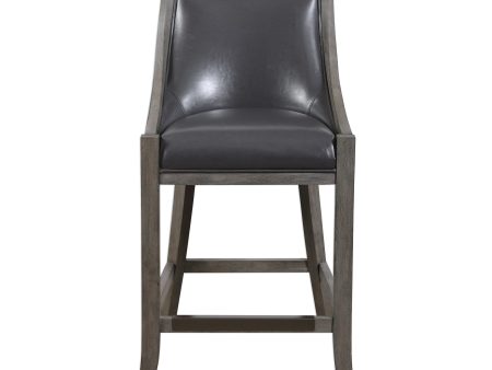 Elowen Leather Counter Stool Hot on Sale