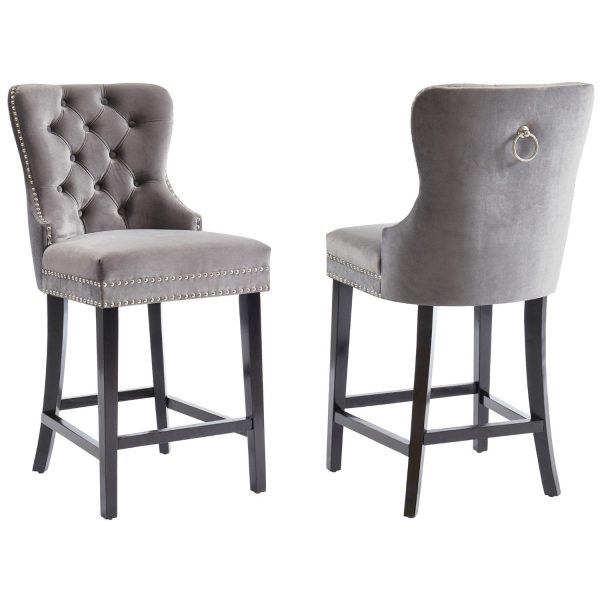 RIzzo-26   Counter Stool-Grey Online Sale