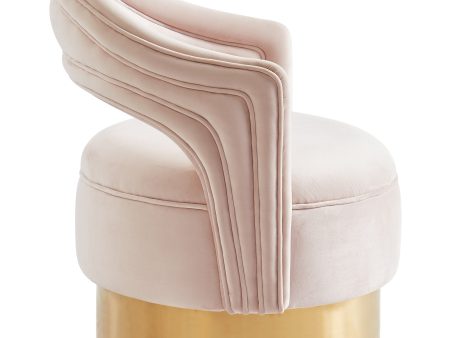 Sloane-Accent Chair-Blush Gold Fashion