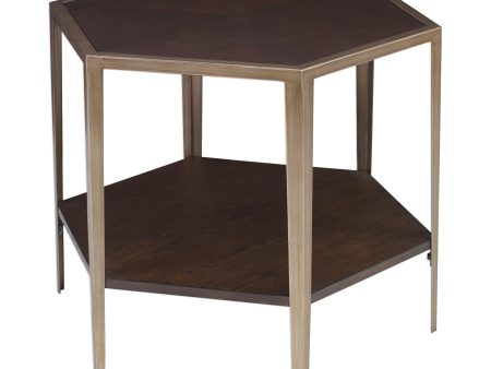 Alicia Geometric Accent Table Discount