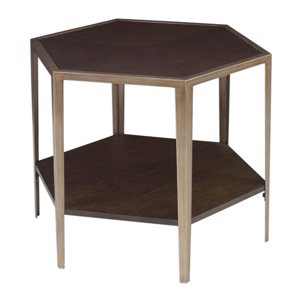 Alicia Geometric Accent Table Discount