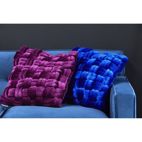 Pj Velvet Pillow Royal Blue For Discount