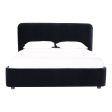 Samara Queen Bed Blue Velvet Sale