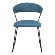 Adria Dining Chair Blue-Set Of Two For Cheap