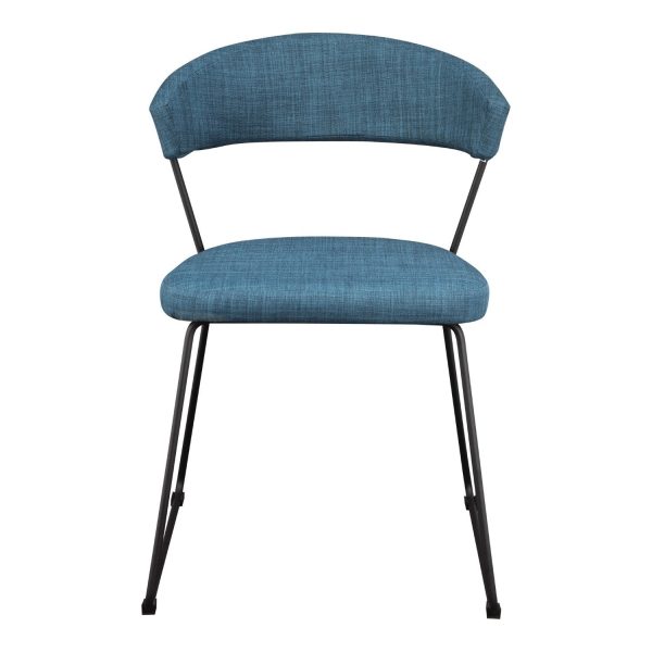 Adria Dining Chair Blue-Set Of Two For Cheap