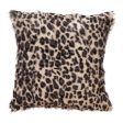 Spotted Goat Fur Pillow Blue Leopard Supply