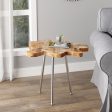 PaRI-Accent Table-Natural Chrome Leg For Cheap