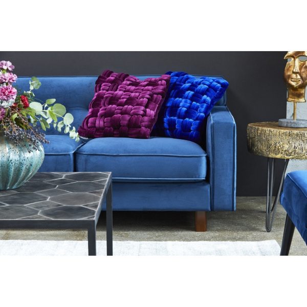 Pj Velvet Pillow Royal Blue For Discount