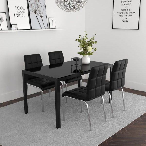 Contra BK Solara BK-5PC Dining Set Fashion