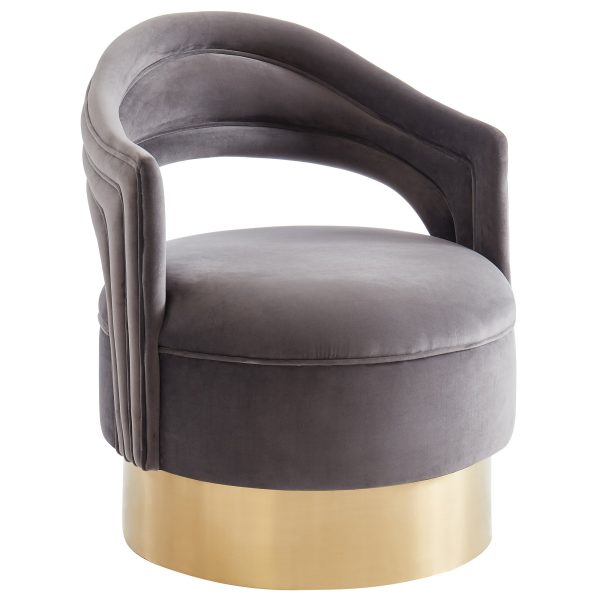 Sloane-Accent Chair-Grey Gold Discount