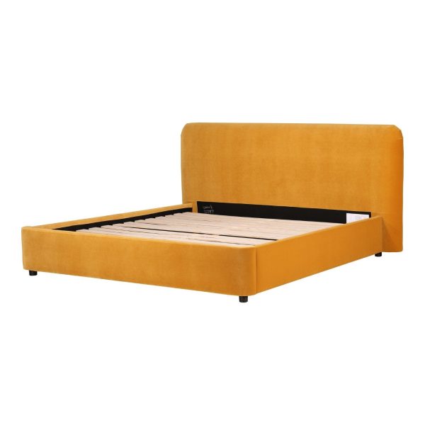 Samara Queen Bed Mustard Sale