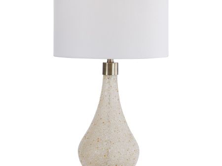 Chaya Textured Cream Table Lamp on Sale