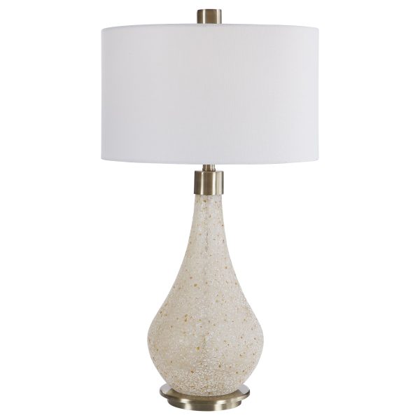 Chaya Textured Cream Table Lamp on Sale