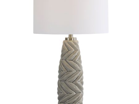 Kari Light Gray Table Lamp Online Hot Sale