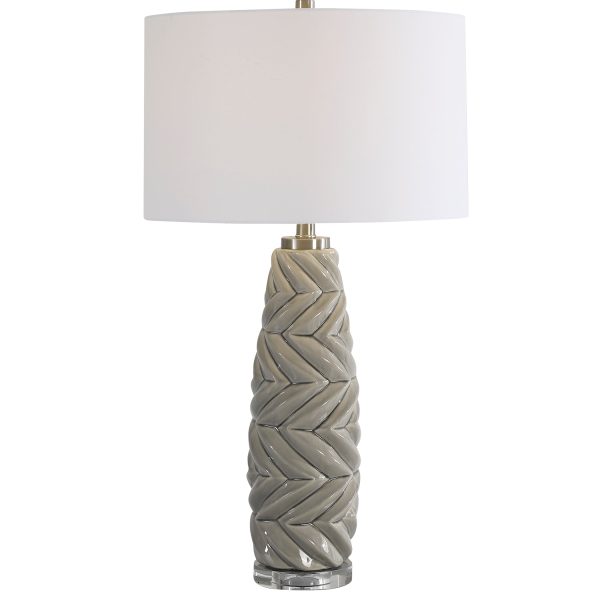 Kari Light Gray Table Lamp Online Hot Sale