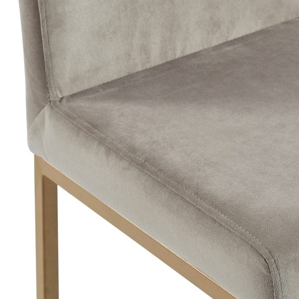 Diego-26  Counter Stool-Grey Gold Leg For Sale