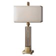 Caecilia Amber Glass Table Lamp Online