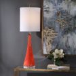 Ariel Tapered Glass Buffet Lamp Online now