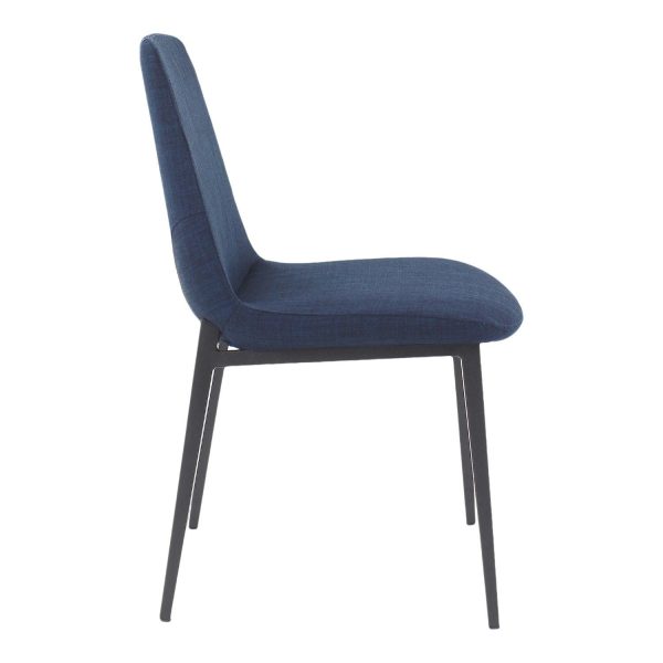 Kito Dining Chair Blue-Set Of Two For Cheap