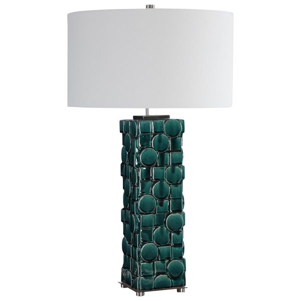 Geometry Green Table Lamp Online Hot Sale