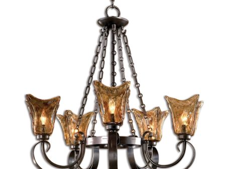 Vetraio 5Lt Oil Rubbed Bronze Chandelier Sale