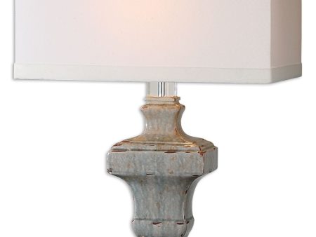 San Marcello Blue Glaze Lamp Discount