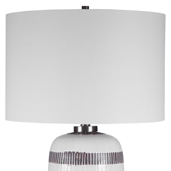 Granger Striped Table Lamp For Discount