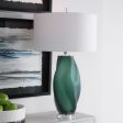 Esmeralda Green Glass Table Lamp Fashion