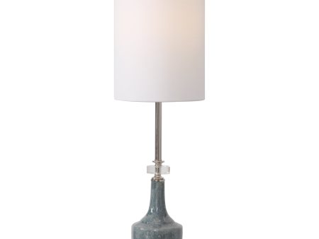 Piers Mottled Blue Buffet Lamp Hot on Sale