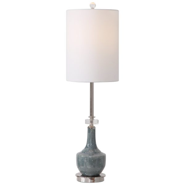 Piers Mottled Blue Buffet Lamp Hot on Sale