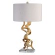 Twisted Vines Gold Table Lamp For Discount