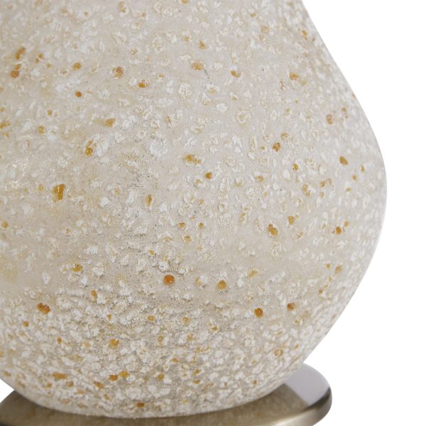 Chaya Textured Cream Table Lamp on Sale