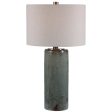 Callais Crackled Aqua Table Lamp Fashion