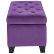 Sally-Storage Ottoman-Purple on Sale