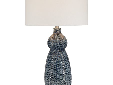 Holloway Cobalt Blue Table Lamp Fashion