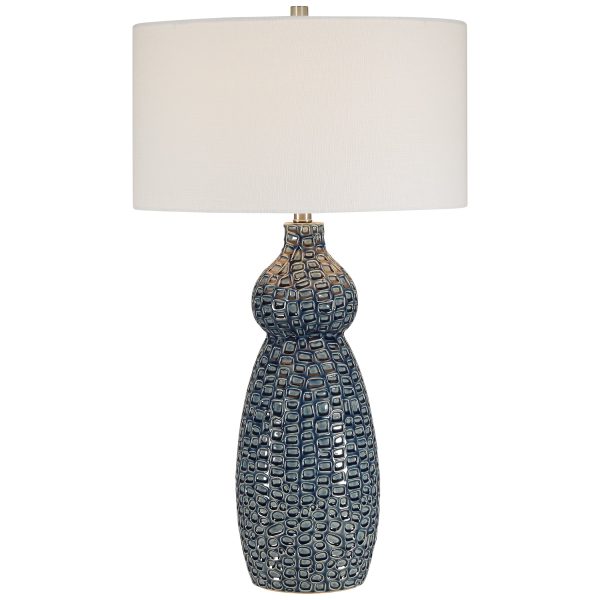 Holloway Cobalt Blue Table Lamp Fashion