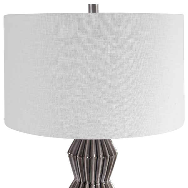 Maxime Smokey Gray Table Lamp For Discount