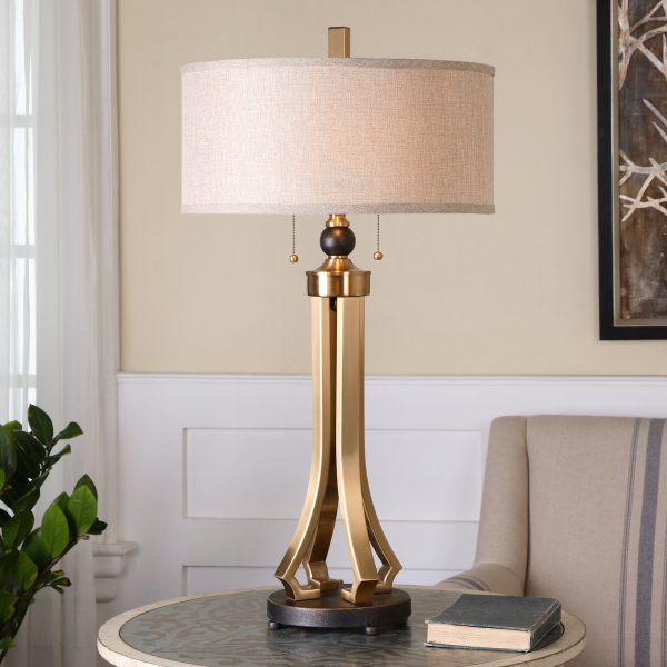 Selvino Brushed Brass Table Lamp Online Hot Sale