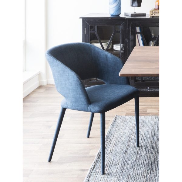 William Dining Chair Navy Blue Supply