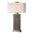 Canfield Coffee Bronze Table Lamp Supply