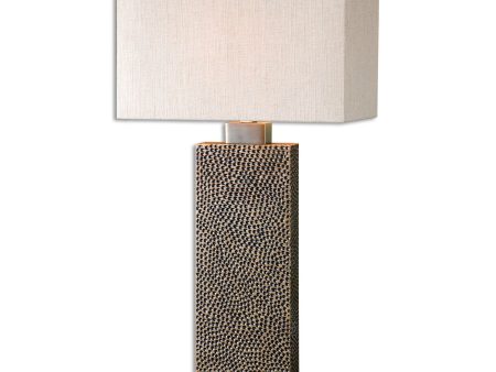 Canfield Coffee Bronze Table Lamp Supply