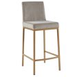 Diego-26  Counter Stool-Grey Gold Leg For Sale