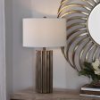 Khalio Gun Metal Table Lamp Fashion