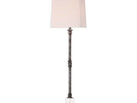 Teala Aged Black Buffet Lamp Cheap